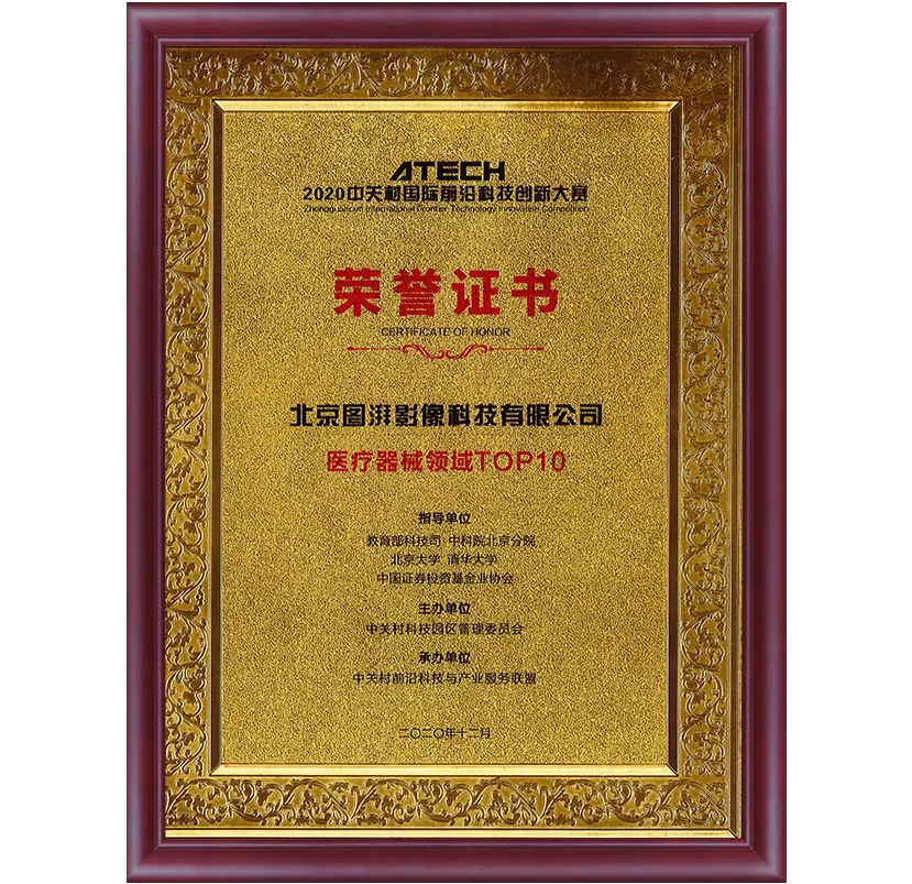 Zhongguancun International Technology Frontier Innovation Competition TOP10
